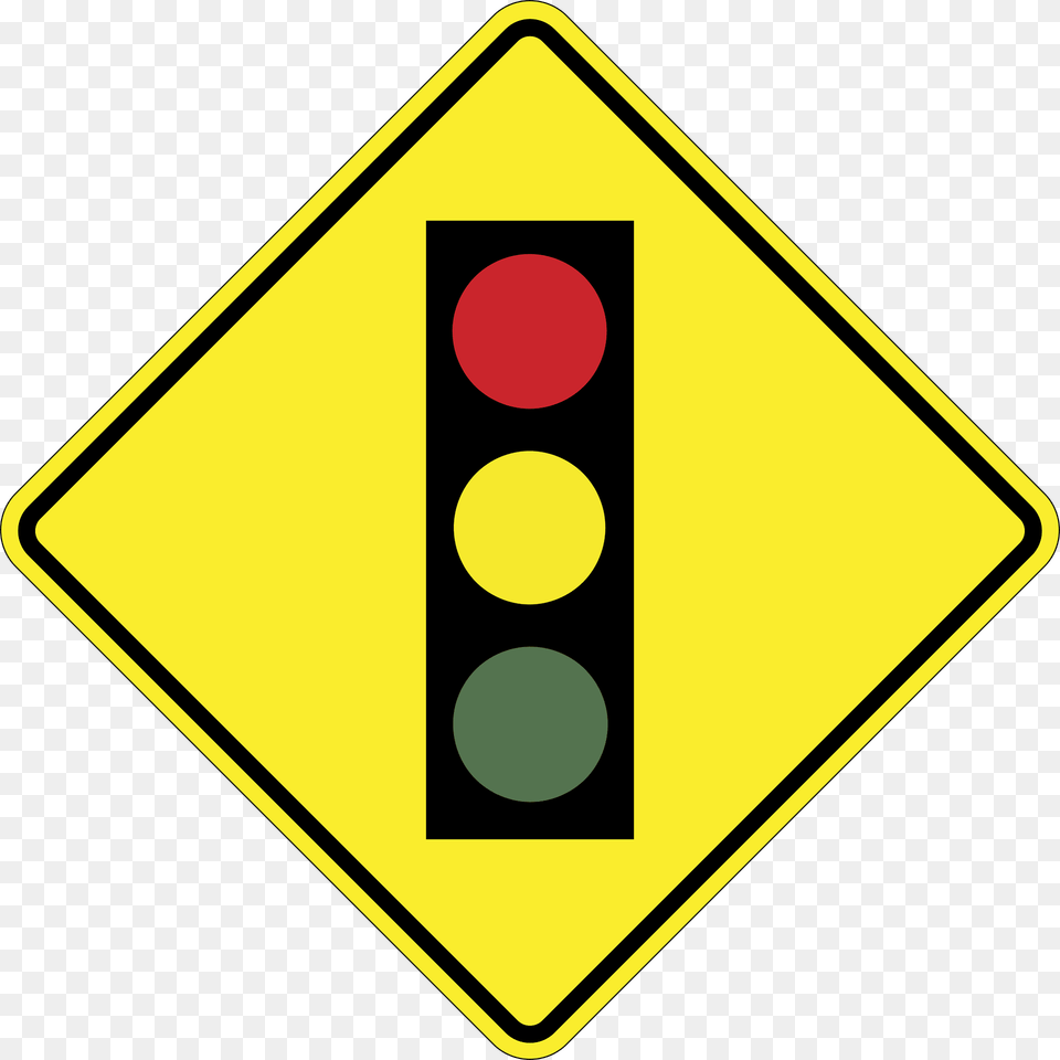 Traffic Signals Ahead Sign In Argentina Clipart, Light, Traffic Light, Symbol Png Image