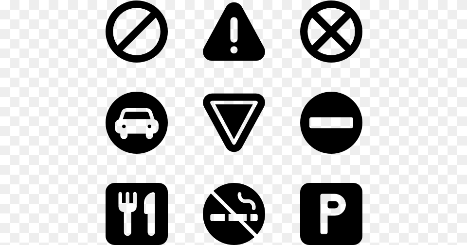 Traffic Signs Traffic Sign Icon, Gray Png Image