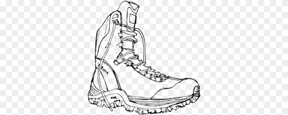 Trail And Vectors For Dlpngcom Drawing Of Boots, Boot, Clothing, Footwear Free Png Download