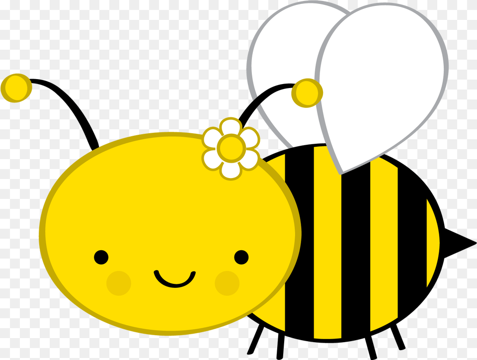 Trail Clipart Bee Buzz Cute Transparent Bee, Cutlery, Spoon, Light Free Png Download