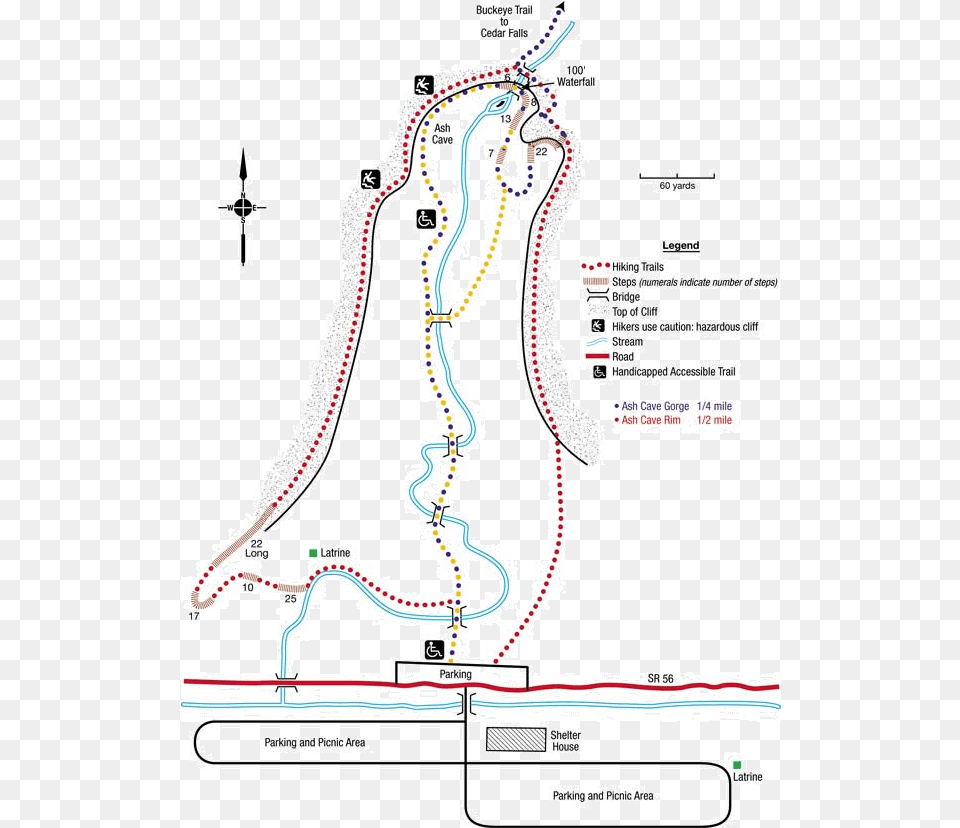 Trail Maps For State Parks And Forests Cave 1 Map The Forest, Chart, Diagram, Plan, Plot Free Png