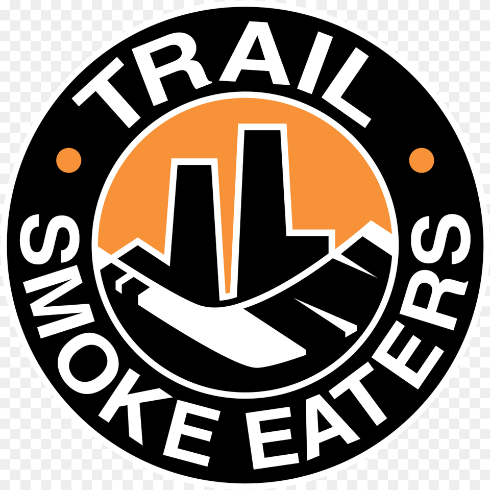Trail Smoke Eaters Trail Smoke Eaters Logo, Emblem, Symbol, Architecture, Building Png Image