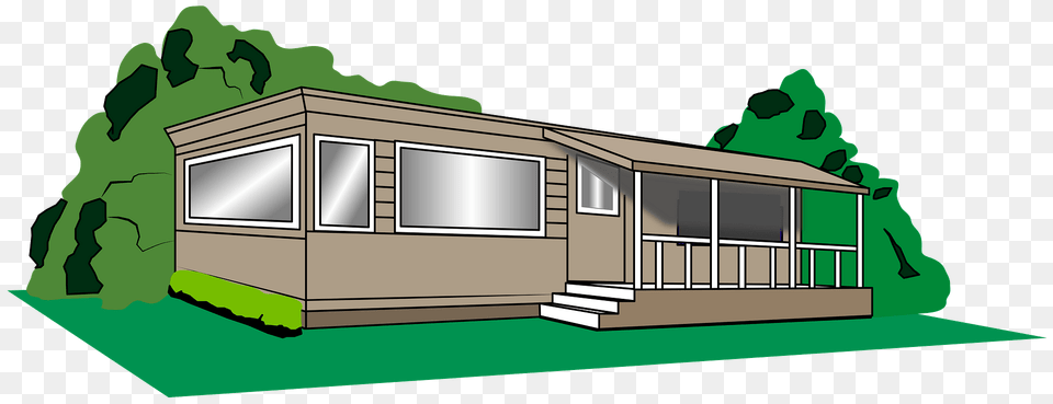 Trailer House Clipart, Architecture, Mobile Home, Housing, Building Png Image