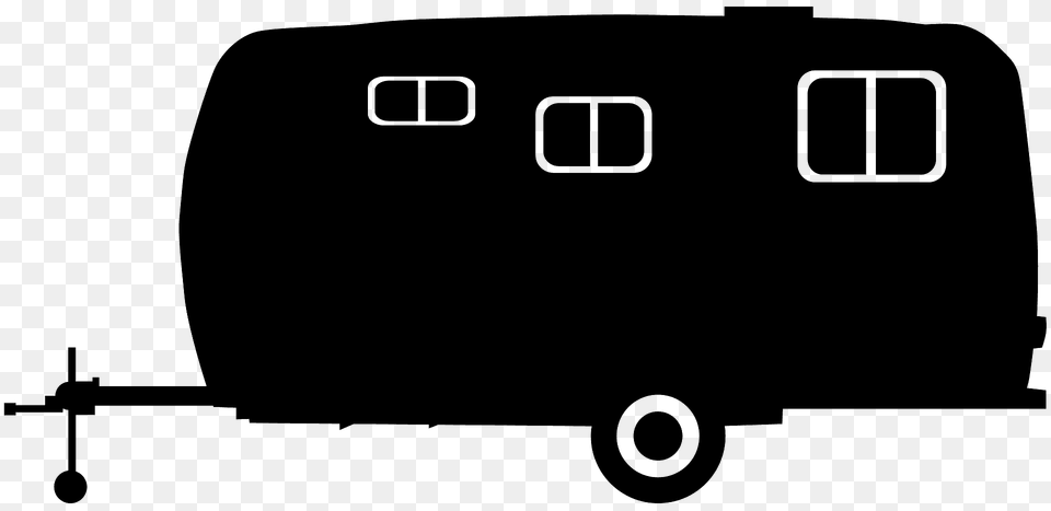 Trailer Silhouette, Caravan, Transportation, Van, Vehicle Free Png