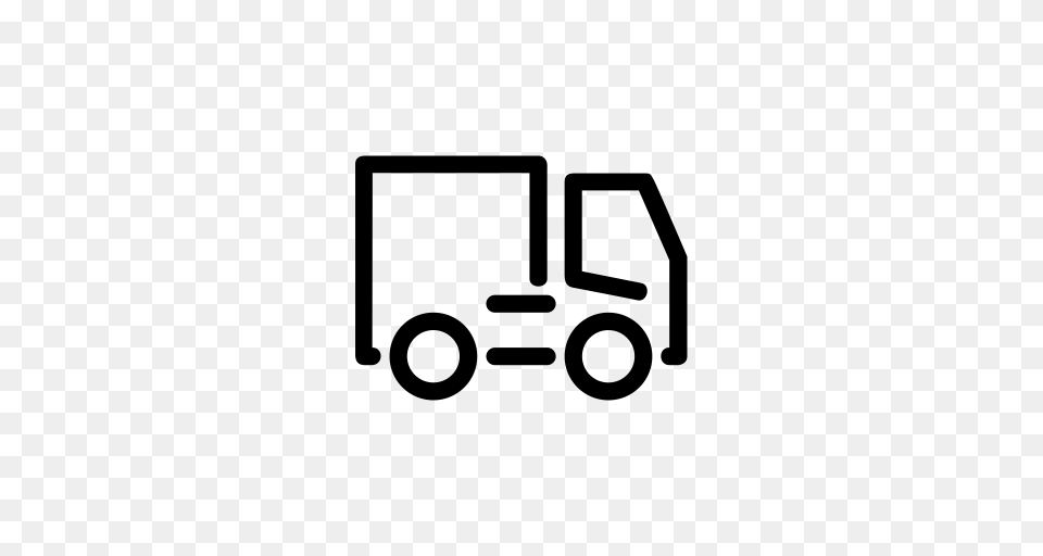 Trailer Transport Vehicle Icon With And Vector Format, Gray Png