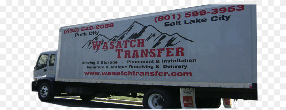 Trailer Truck, Advertisement, Moving Van, Transportation, Van Png Image