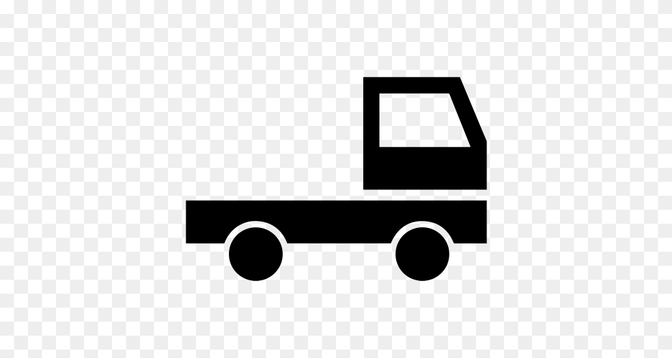 Trailer Truck Icon With And Vector Format For Unlimited, Gray Free Png Download