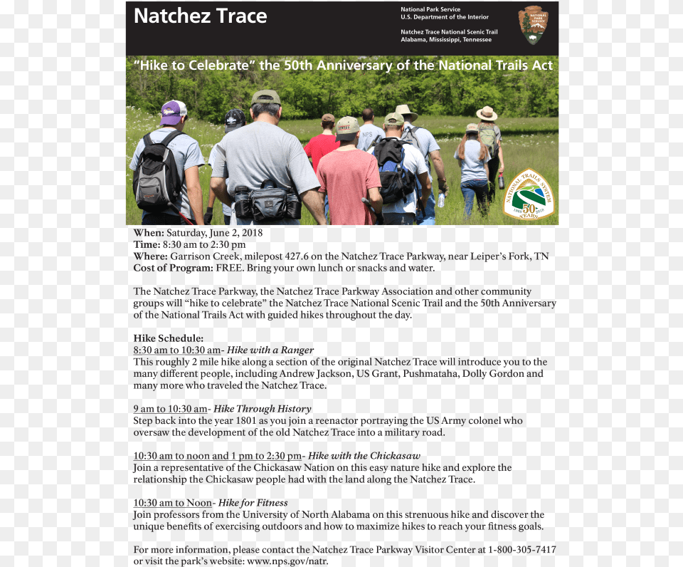 Trails 50 Public Hike 2018 Final 1 Flyer, Male, Adult, Man, Person Free Png Download
