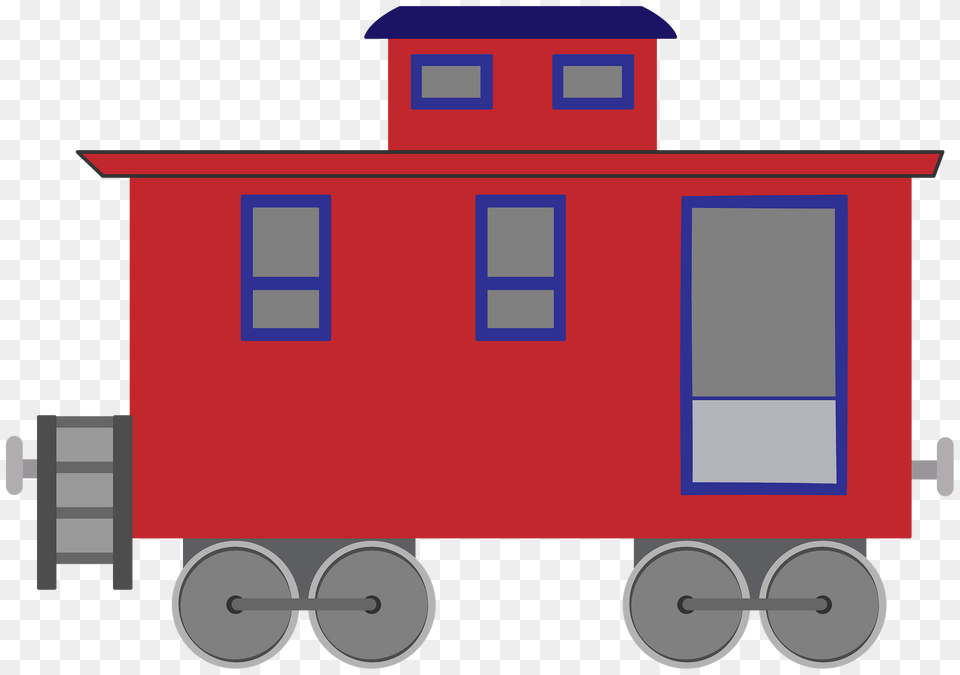 Train Caboose Clipart, Railway, Transportation, Vehicle Free Png
