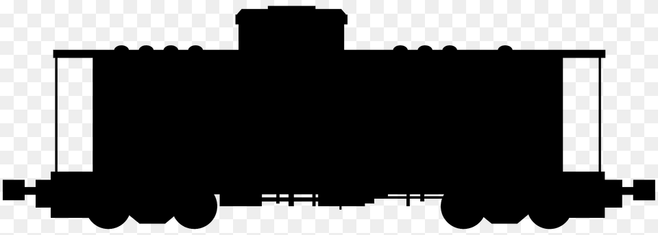 Train Caboose Silhouette, Railway, Transportation, Vehicle, Shipping Container Free Png Download