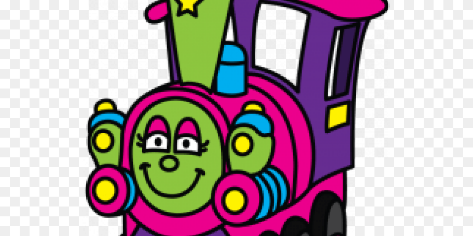 Train Cartoon Image, Purple, Railway, Transportation, Vehicle Free Transparent Png