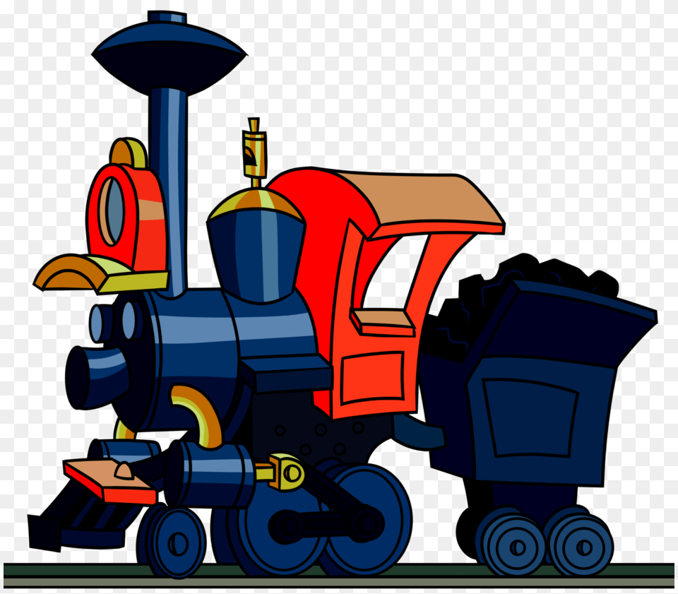 Train Clip Art Black, Vehicle, Transportation, Railway, Locomotive Png Image