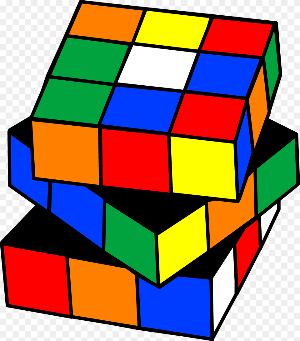 Train Clipart Cube Rubik39s Cube Clip Art, Toy, Rubix Cube Free Png Download