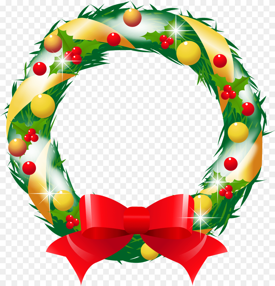 Train Clipart Transparent Background Christmas Full Christmas Train On Transparent Background, Wreath Free Png