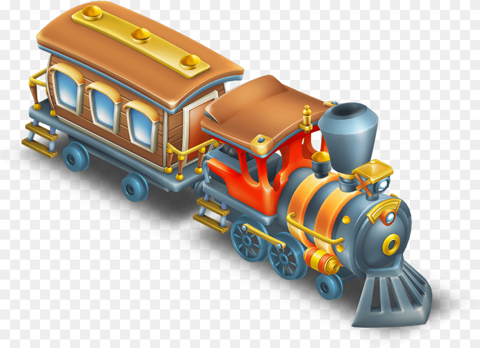 Train Clipart Transparent Background Hay Day Personal Train, Railway, Vehicle, Transportation, Engine Png