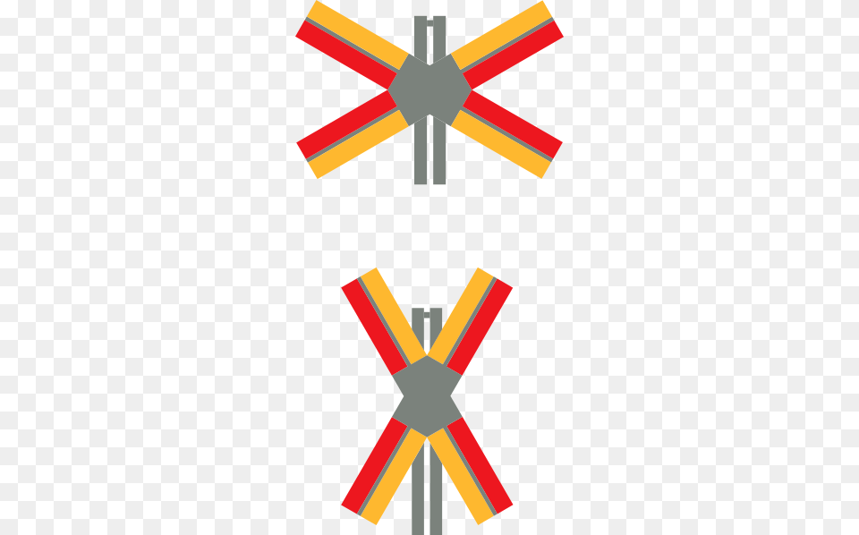 Train Crossing Signals Clip Art, Symbol, Dynamite, Weapon, Sign Free Png