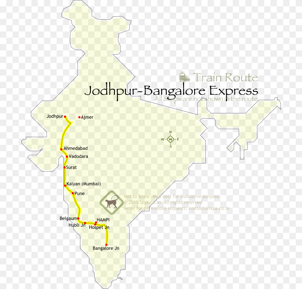 Train Number Jodhpur Banglore Express Bhagat Garib Nawaz Express, Chart, Plot, Map, Person Free Png