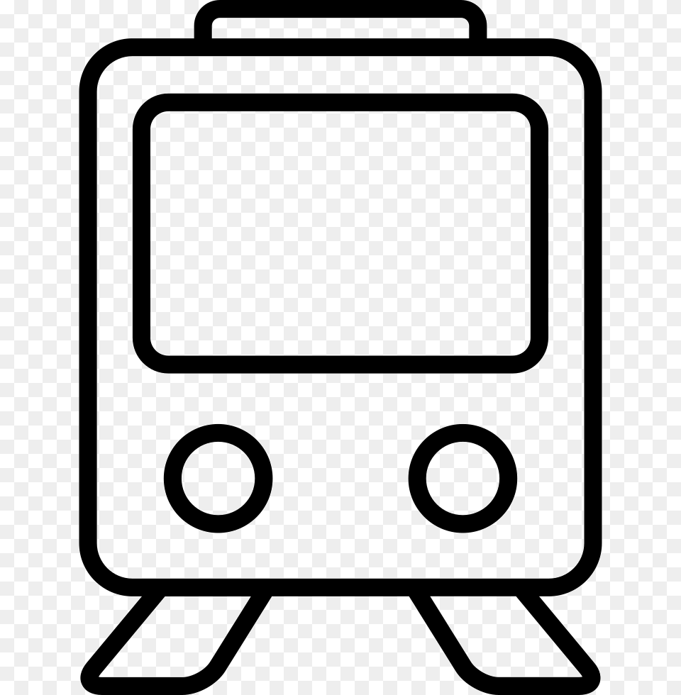 Train Outline Icon, Electronics, Computer Hardware, Hardware, Screen Free Png Download