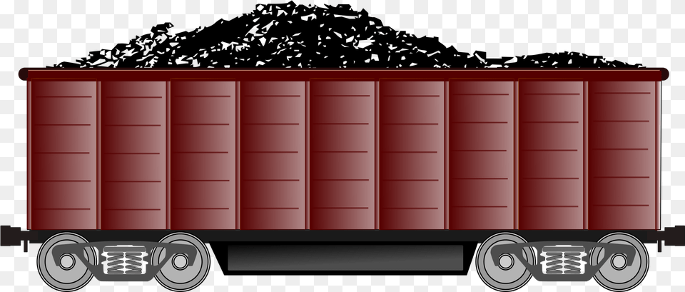 Train Rail Transport Coal Wagon Clip Art Train Wagon, Railway, Shipping Container, Transportation, Freight Car Free Transparent Png