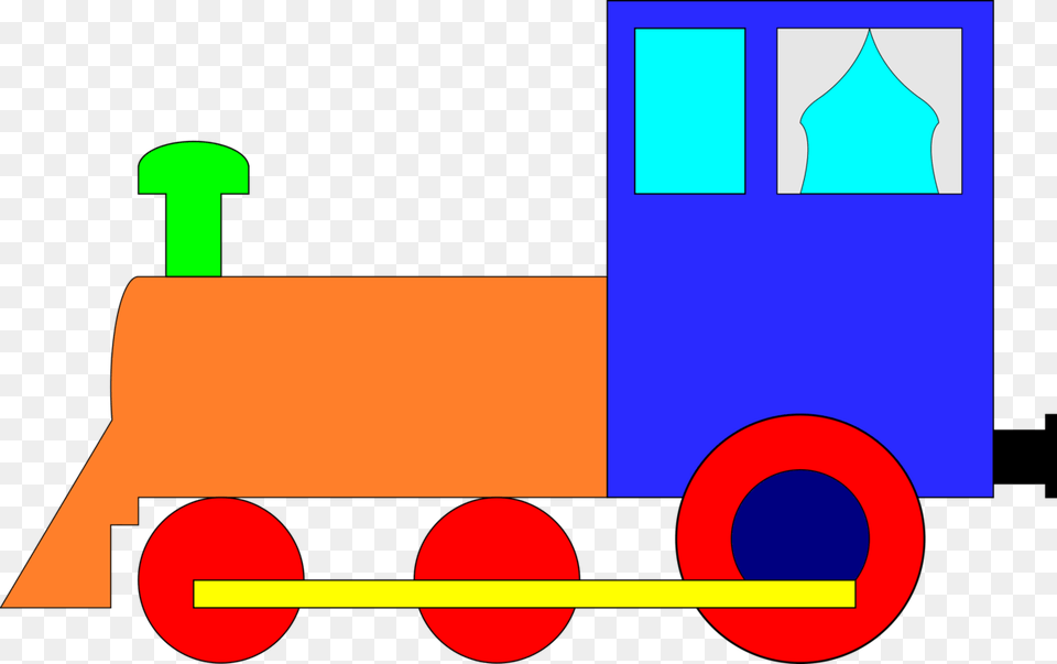 Train Rail Transport Passenger Car Steam Locomotive Png Image