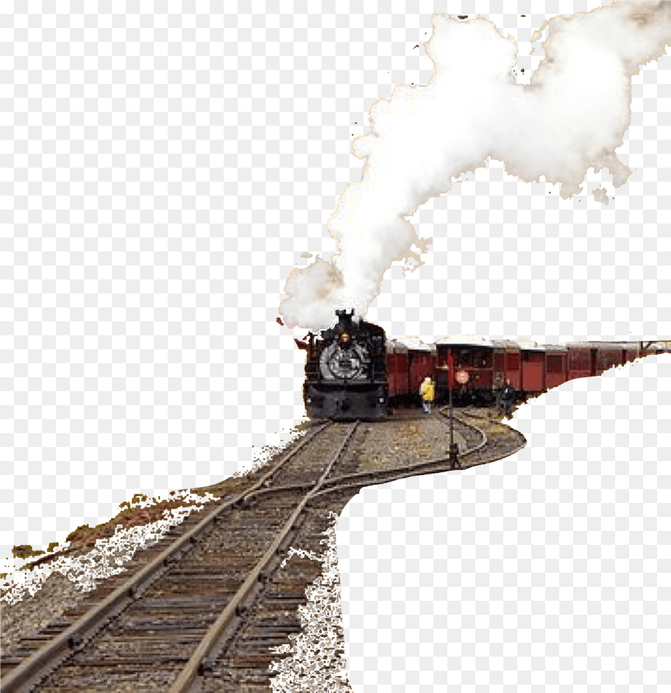 Train Smoke Train Track Vippng Train Tracks, Railway, Transportation, Vehicle, Locomotive Png