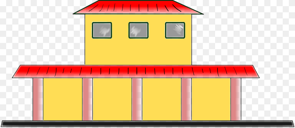 Train Station Clipart, Architecture, Building, Countryside, Hut Free Png Download
