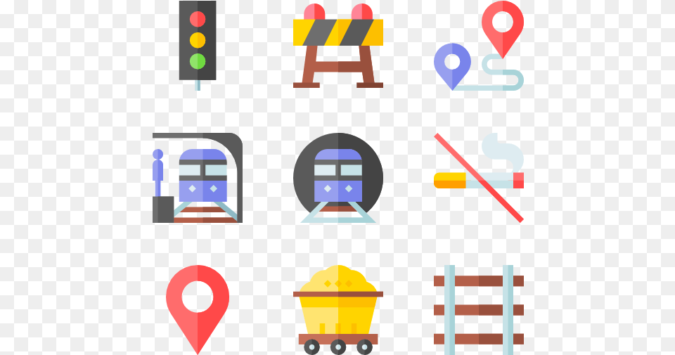 Train Station Ecommerce Icon, Light Free Png Download