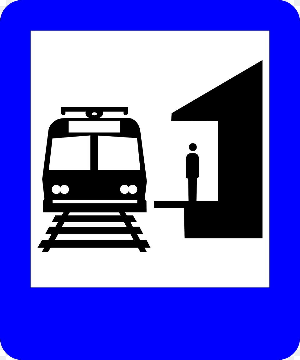 Train Station Sign In Indonesia Clipart, Transportation, Van, Vehicle, Stencil Png Image