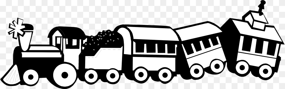 Train Toy Clipart Black And White Toys For Prefer, Neighborhood, Machine, Wheel, Bulldozer Free Png Download