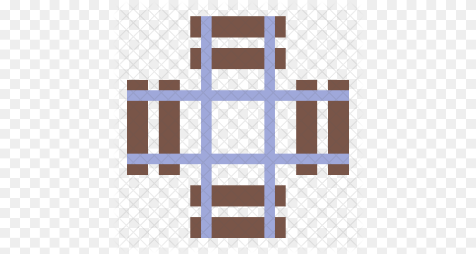 Train Tracks Icon Vertical, Pattern, Cross, Symbol Free Transparent Png