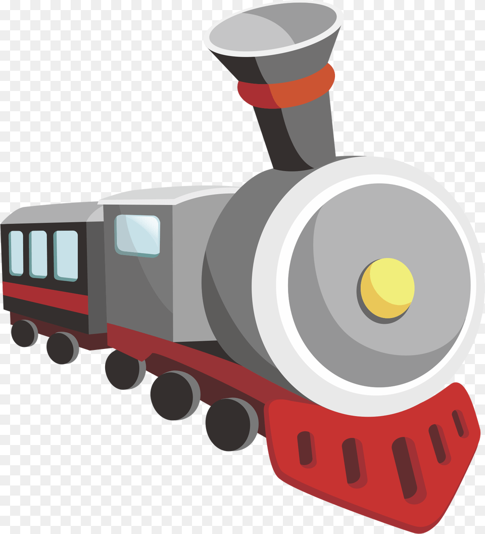 Train Vector Material Cartoon Train Transparent Background, Vehicle, Steam Engine, Transportation, Railway Free Png Download