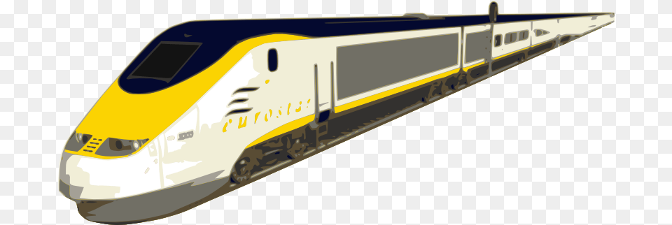 Train Yellow Clipart Eurostar, Railway, Transportation, Vehicle, Bullet Train Free Png Download