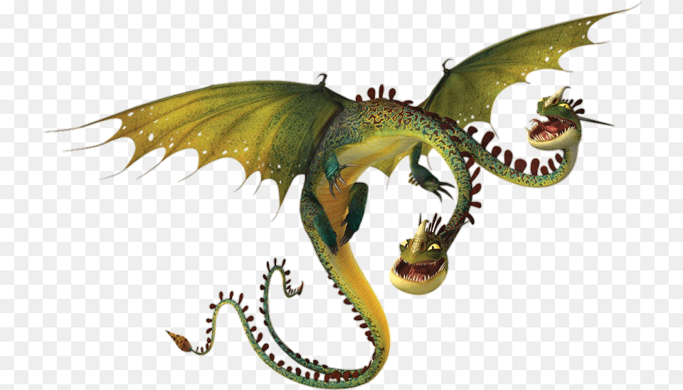 Train Your Dragon Hideous Zippleback, Animal, Lizard, Reptile Free Transparent Png