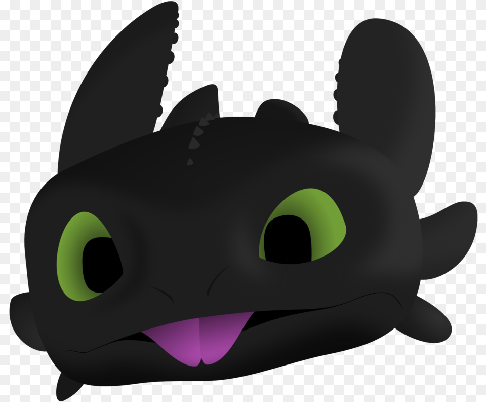 Train Your Dragon Toothless, Plush, Toy, Animal, Fish Free Png