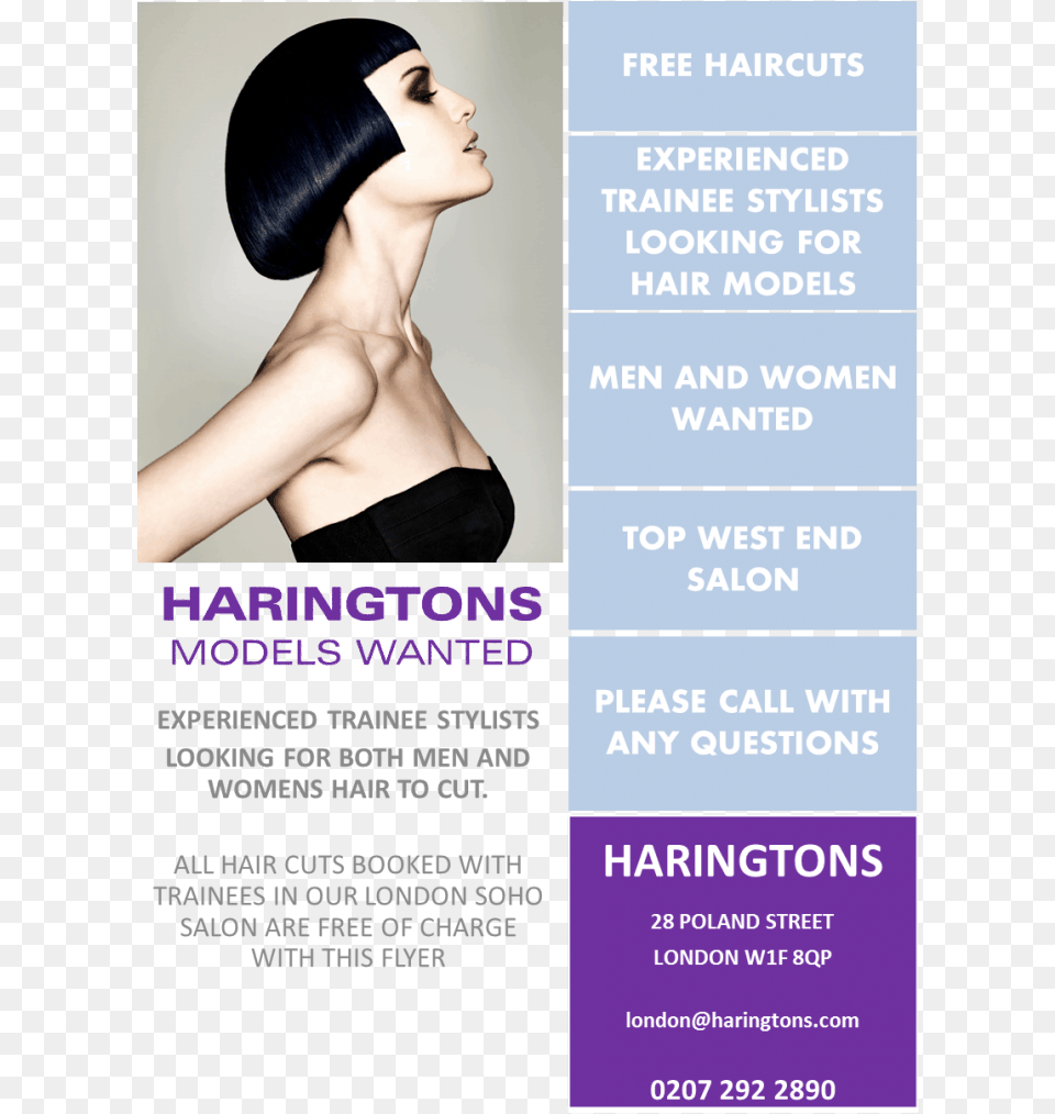 Trainee Models Wanted Hair Models Wanted Poster, Adult, Person, Hat, Female Png