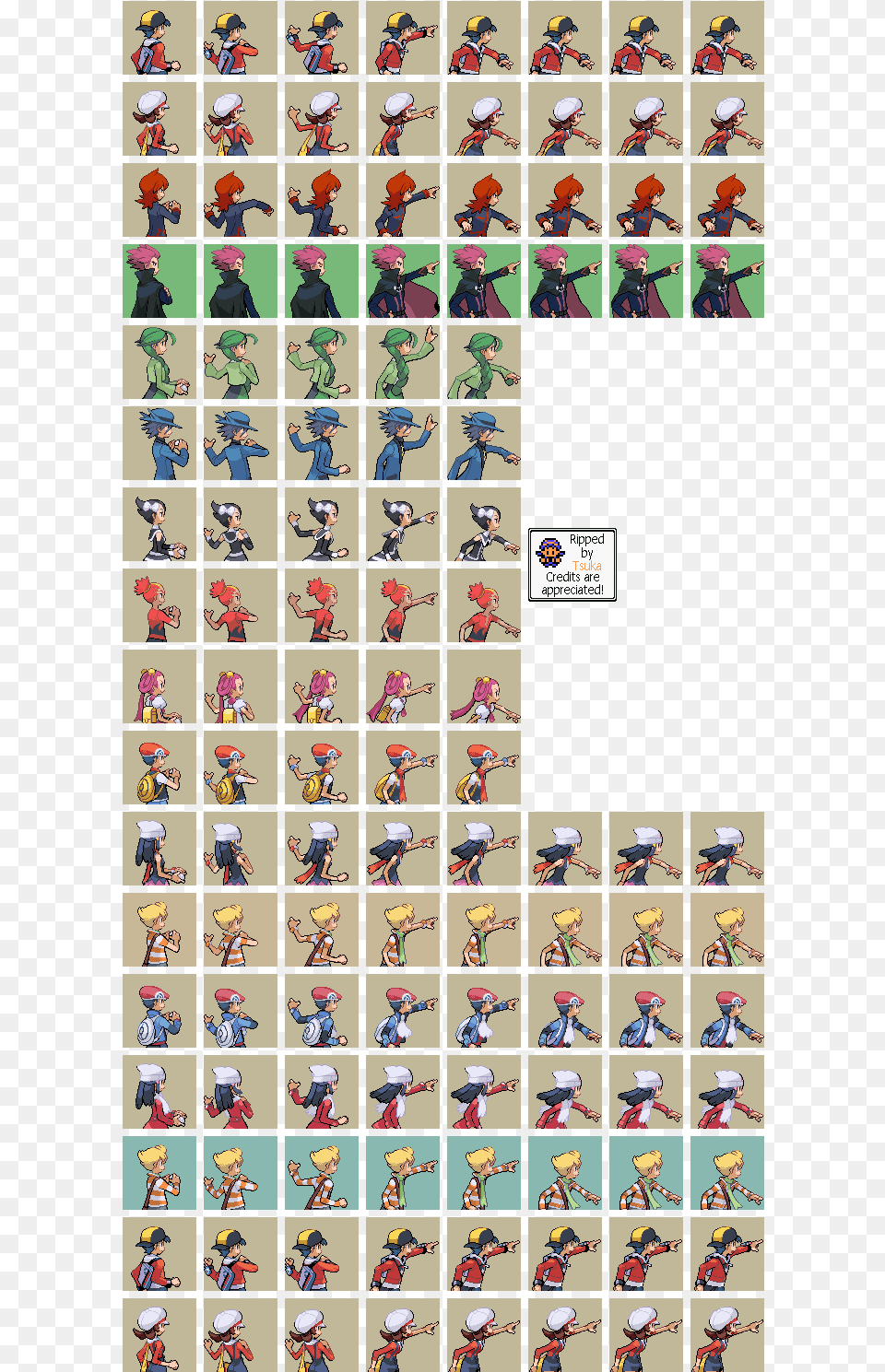 Trainers Backs Pokemon Gba Trainer Sprites, Book, Comics, Publication, Person Free Png