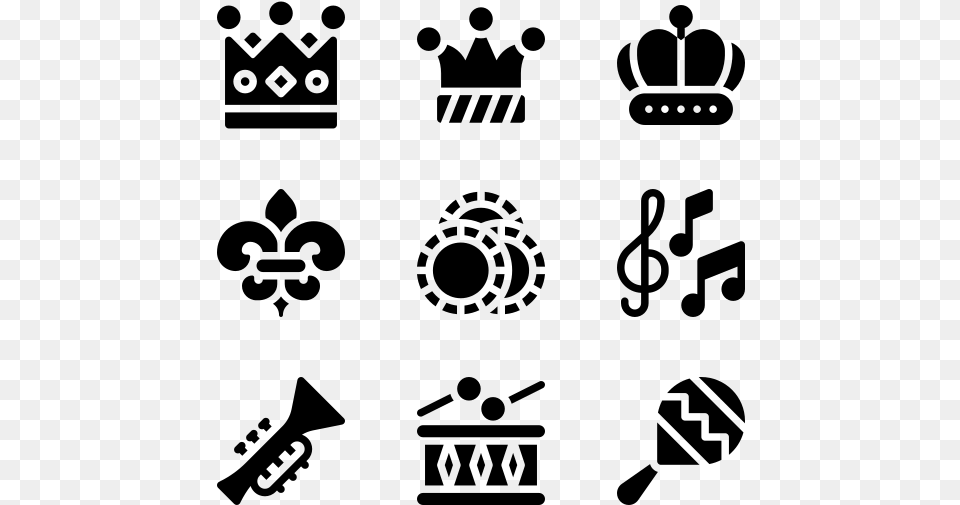 Training Icons, Gray Free Transparent Png