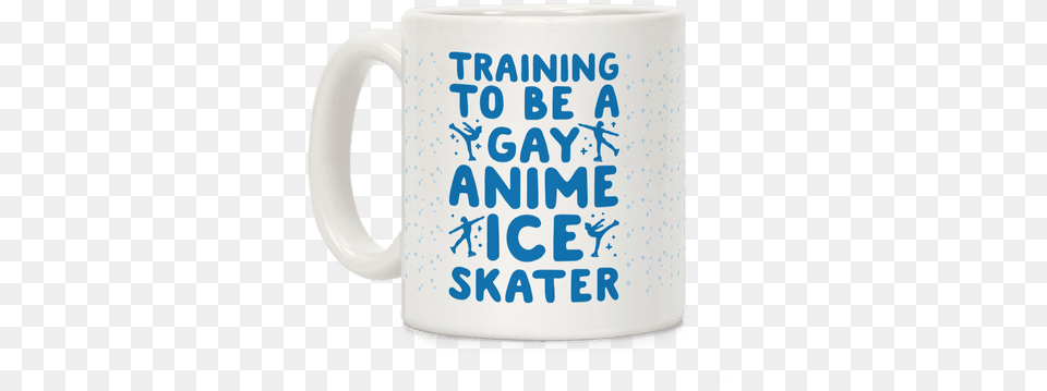 Training To Be A Gay Anime Ice Skater Coffee Mug Figure Skating, Cup, Beverage, Coffee Cup Free Transparent Png