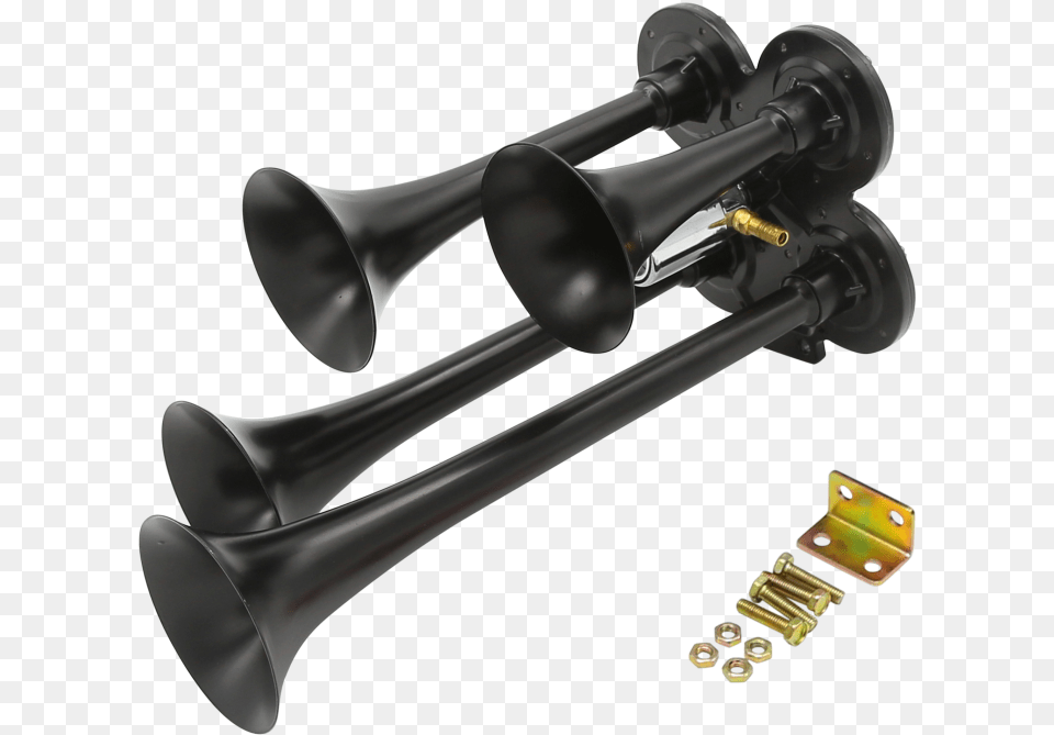 Trainmarinetruckheavy Duty Vehicle Air Horn Trumpet, Brass Section, Musical Instrument, Mace Club, Weapon Png Image