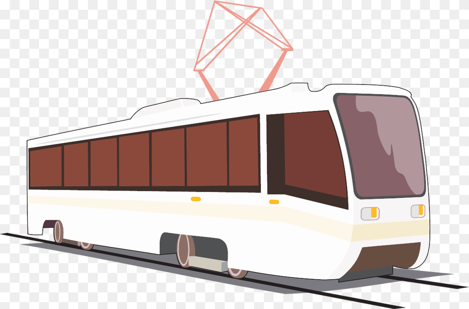 Tram, Transportation, Vehicle, Machine, Wheel Free Transparent Png