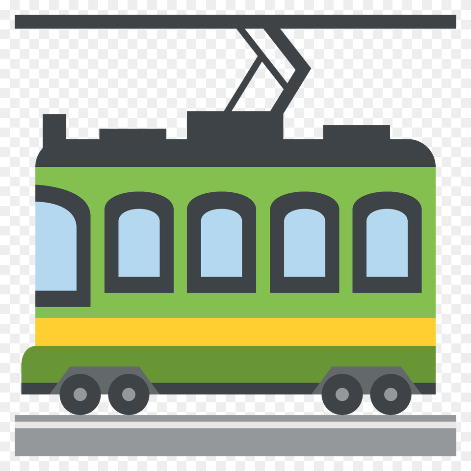 Tram Car Emoji Clipart, Cable Car, Transportation, Vehicle, Machine Free Png Download