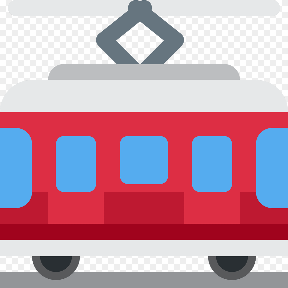 Tram Car Emoji Clipart, Cable Car, Transportation, Vehicle, First Aid Png