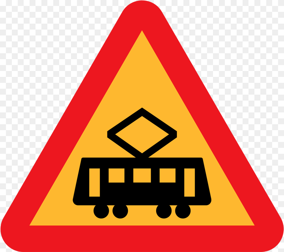 Tram Roadsign Fence Sign, Symbol, Road Sign, Dynamite, Weapon Free Transparent Png