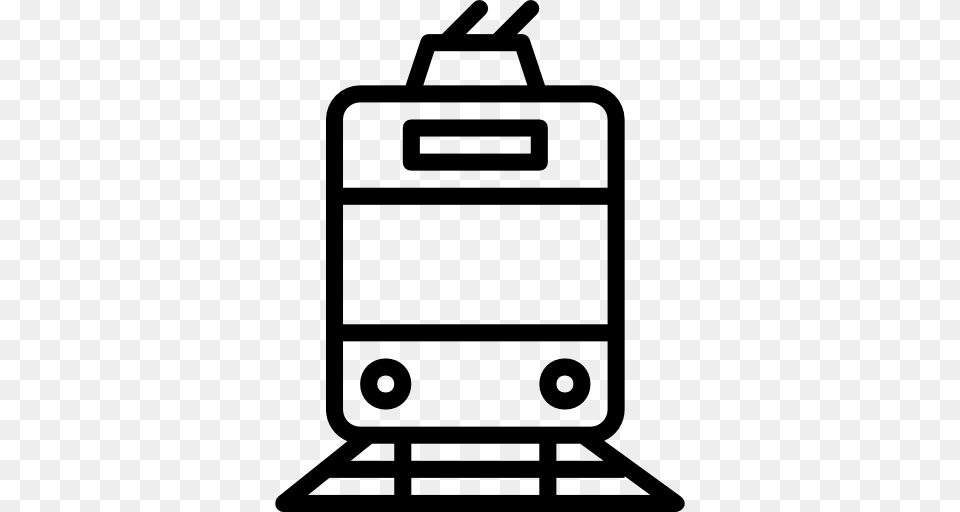 Tram Tram Car Transport Streetcar Tramcar Cable Car Trolley Icon, Gas Pump, Machine, Pump Free Png Download