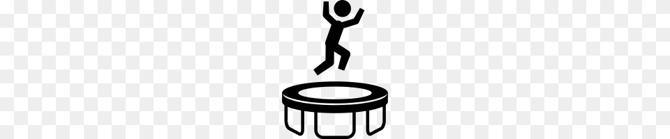 Trampoline, Gray Png Image