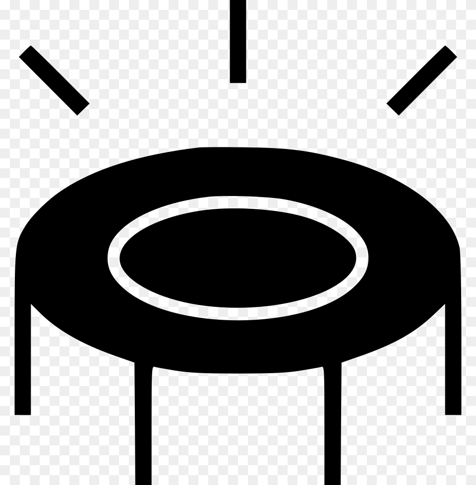 Trampoline, Stencil Free Png