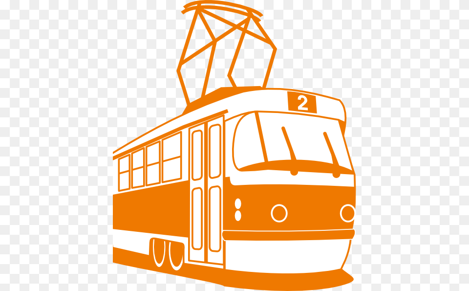 Tramway Clip Art, Cable Car, Transportation, Vehicle, Bulldozer Png Image