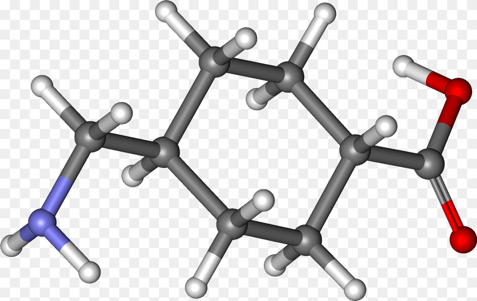Tranexamic Acid Ball And Stick Tranexamic Acid Chemical Structure, Network, Sphere, Chess, Game Free Png Download