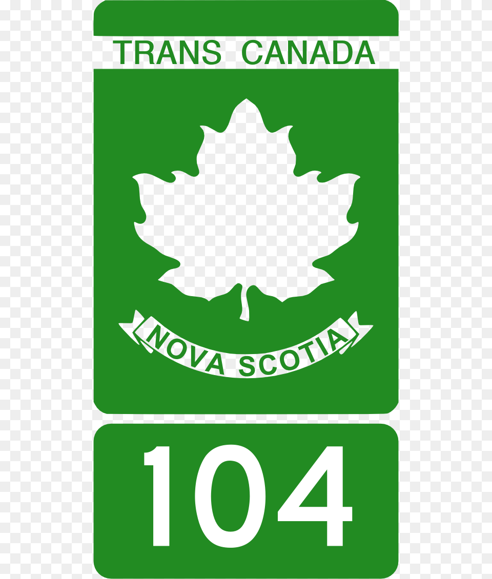 Trans Canada Highway Sign, Leaf, Plant, Logo, Symbol Free Transparent Png