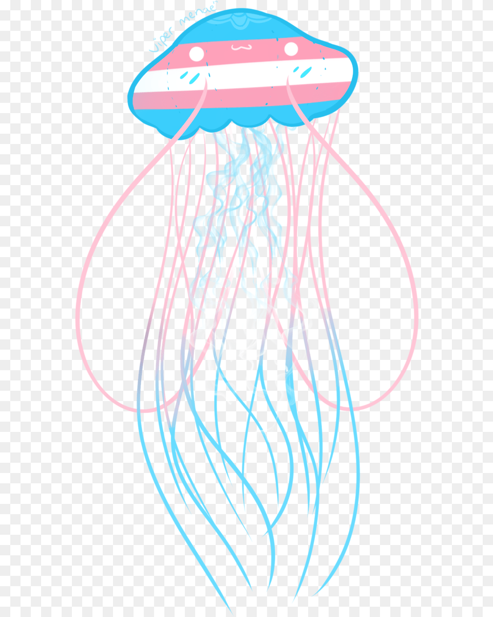Trans Flag Jellyfish, Animal, Sea Life, Invertebrate, Chandelier Free Transparent Png